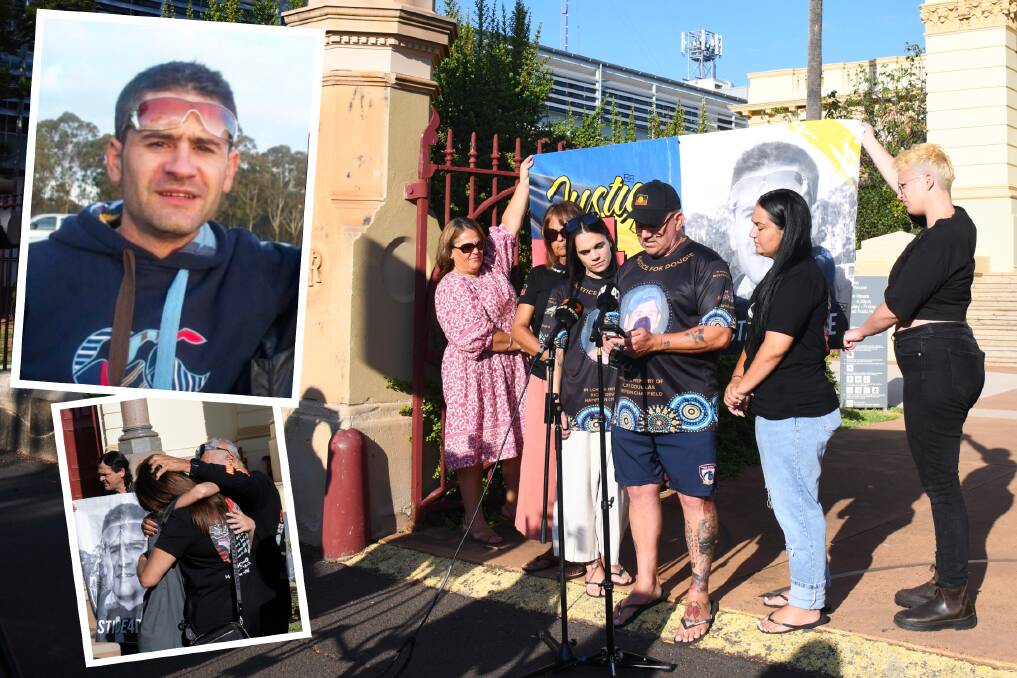 Family of Ricky Hampson Jr (inset, top) have welcomed suggested findings in a coronial inquest into his death at the close of a two week inquest. Pictures by Amy McIntyre, Belinda Soole and supplied
