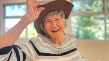 Audrey Eastgate has taken up line dancing at the age of 88. Picture supplied