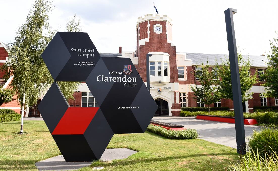 Ballarat Clarendon College is facing a storm over a teacher's expletive-laden feedback to year 12 students.