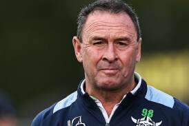 Raiders coach Ricky Stuart isn't daunted by his team's tough run to the make the NRL finals. Photo: Mark Evans/AAP PHOTOS