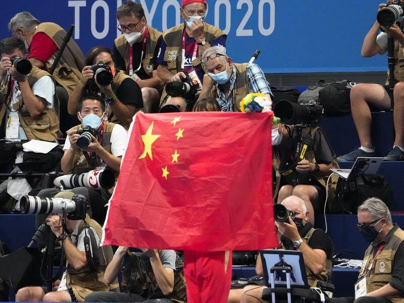 WADA has again backed the decision to clear 23 Chinese swimmers for the Tokyo Olympics. (AP PHOTO)